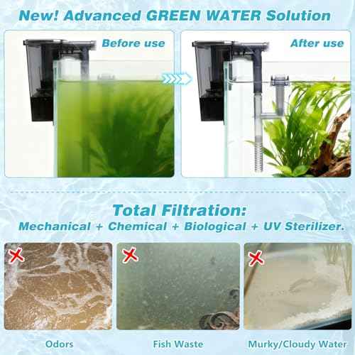 Large Hang on Back Aquarium Filter w