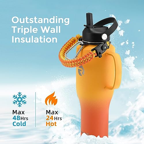 40 oz Insulated Water Bottle with Handle