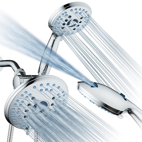 AquaCare 50 mode High Pressure 7 inch Shower Head Combo w