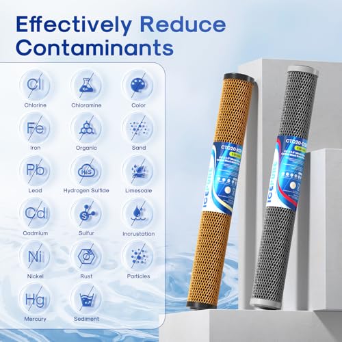2.5"x 20" Whole House Water Filter (2 Count)