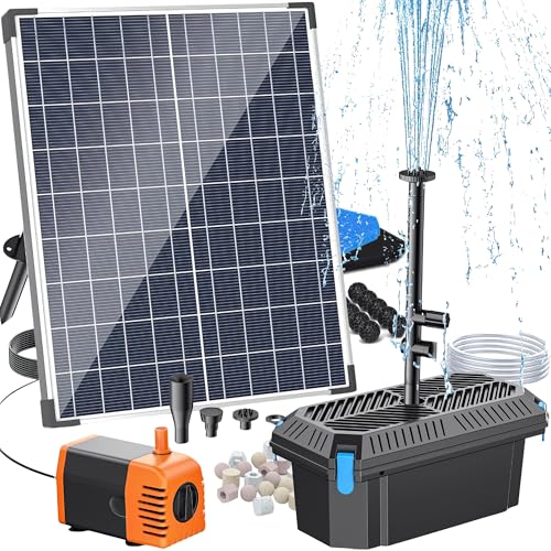 30W Solar Pond Filter with Water Pump Kit