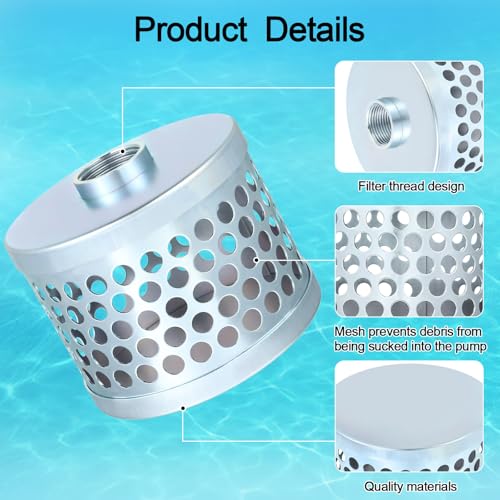 Carbon Steel Round Hole Suction Strainer Filter for Water Pumps