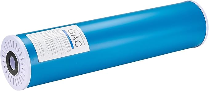 VEVOR GAC Filter, Universal Fit 20 x 4.5 in Granular Activated Carbon Replacement - for Whole House Water Filter Systems, Reduces Chlorine, Chemicals, VOCs, Bad Taste & Odor