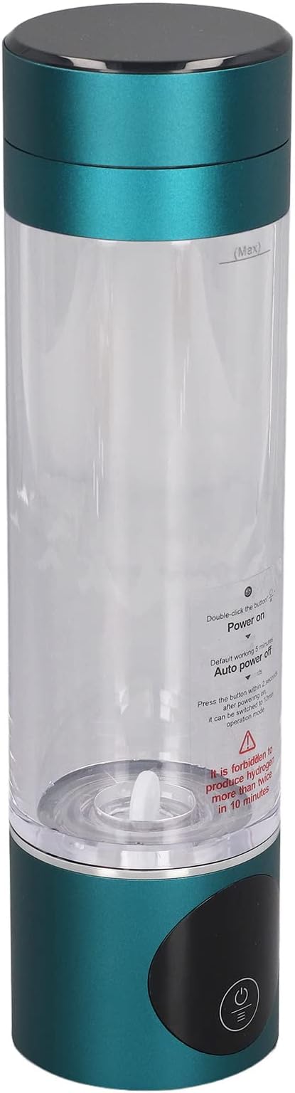 Pilipane Hydrogen Water Bottle, Water Lonizer, Portable Hydrogen Erich Water Bottle Generator, USB Rechargeable Hydrogen Generator, New Technology Ionize Glass Water, Alka line Water Ma