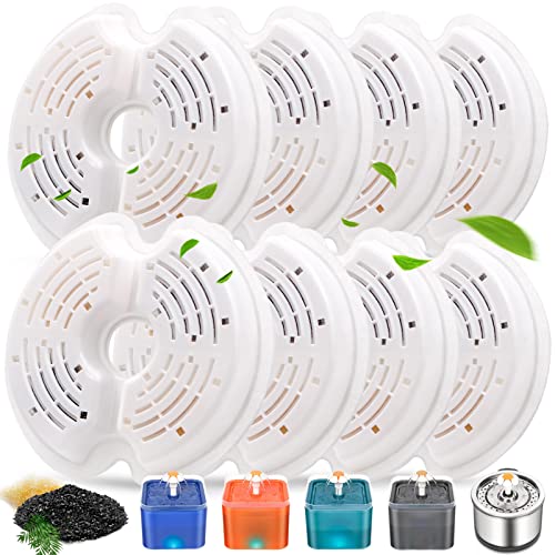 8 Pack Cat Fountain Filters