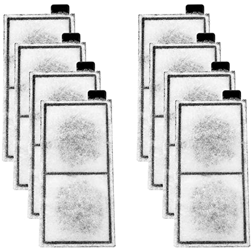 8 Pack Aquarium Replacement Filter Cartridge Fish Tank Filter Cartridge for Aquarium Internal Filter