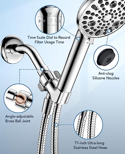 Filtered Shower Head with Handheld