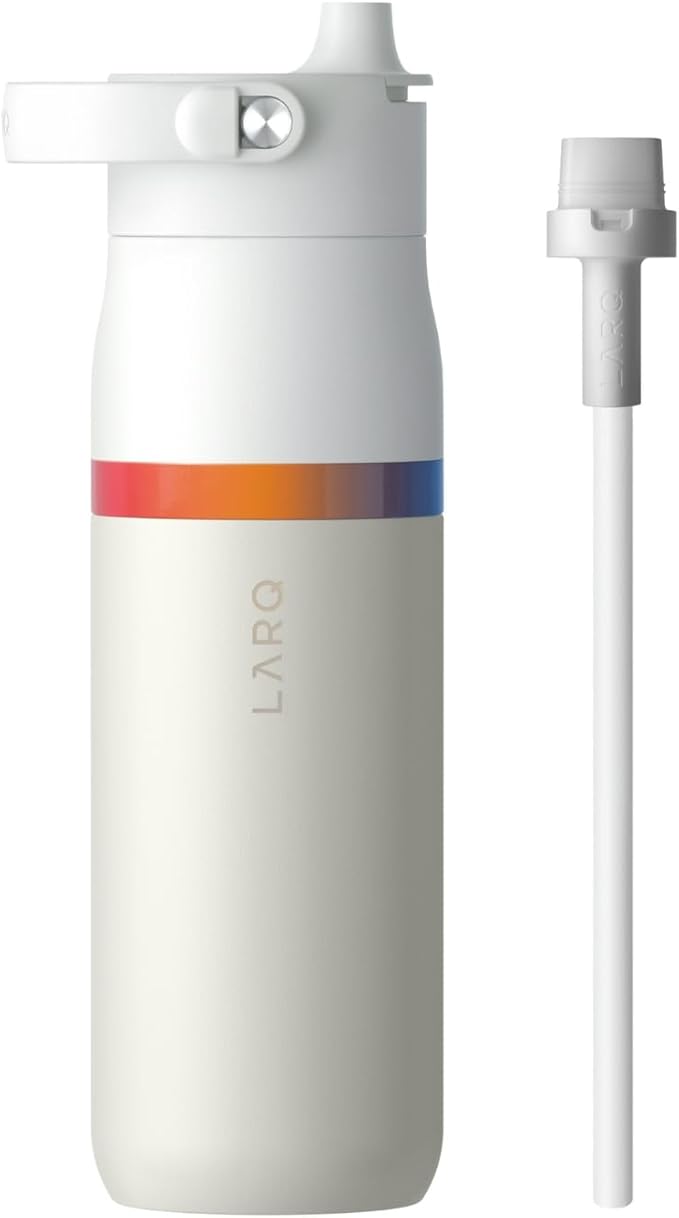 LARQ Bottle Swig Top Amber Vittoria 23 Oz, Granite White
