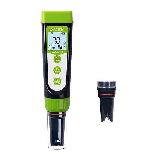 Apera Instruments GroStar Series GS1-P pH/ORP Pen Tester Kit with Replaceable Double-Junction pH Probe and ORP Probe for Hydroponics Water Quality Testing, Gen II