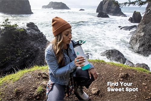Stainless Steel Insulated Water Bottle with Straw