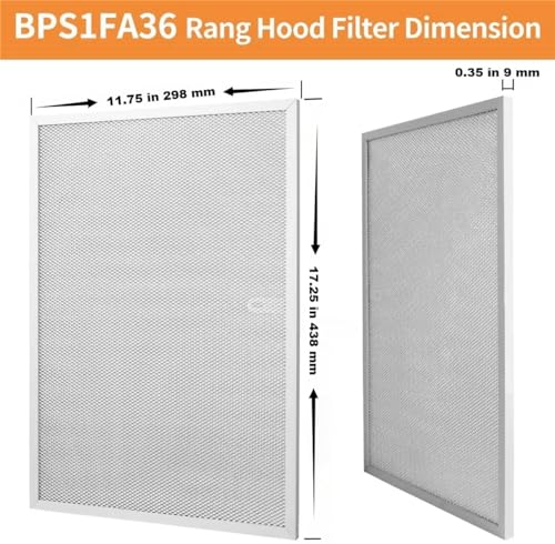 BPS1FA36 Aluminum Range Hood Vent Filter 17