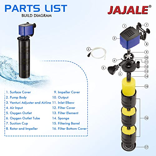 475 GPH Internal Filter Submersible Pump (3 Count)