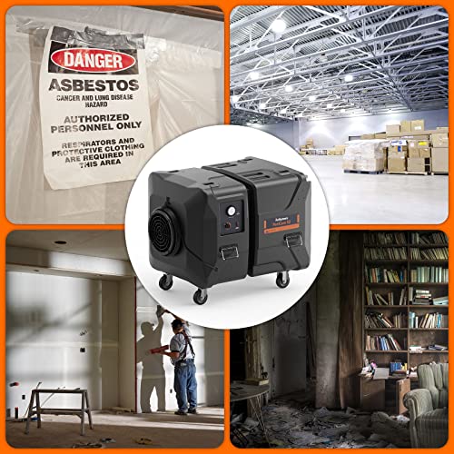 2000 CFM Air Scrubber for Water and Fire Damage Restoration
