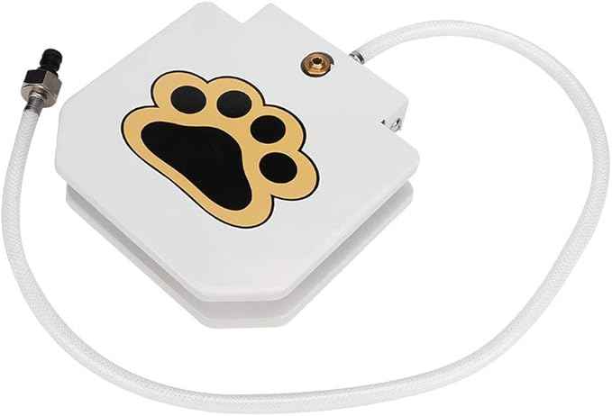 Dog Water Fountain Step On Toy,Easy Paw Petal Activated Dog Steps Eco-Friendly Pet Water Fountain Drinking Pet Dispenser Dog Water Sprinkler,Automatic Water Dog Fountain for Big/Small Dogs
