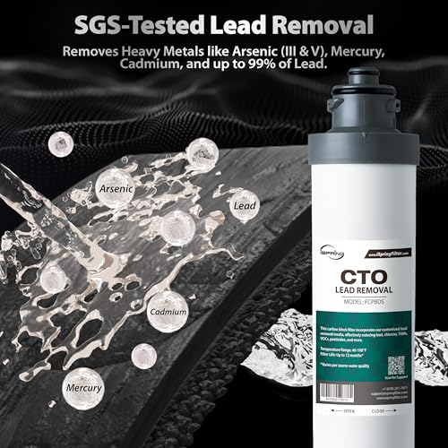 SGS Tested Lead Removal CTO Carbon Block Replacement Water Filter Cartridge FCPBDS for DS4 Serie