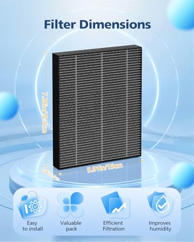 6000S Filter Replacement for LEVOIT Superior Smart Evaporative Humidifier (14 Count)
