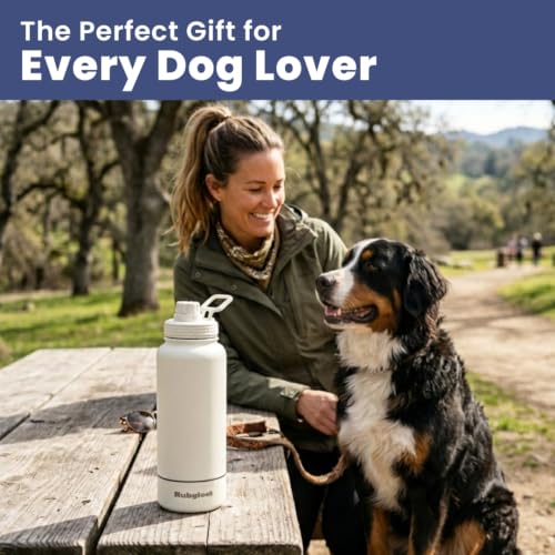Dog Water Bottle with Detachable Bowl for Dog Lovers