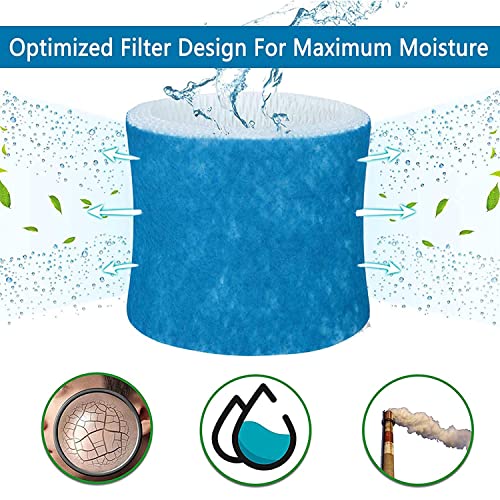 Upgraded Humidifier Wicking Filters Replacement Compatible with Honeywell HAC (6 Count)