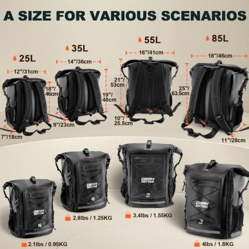 Waterproof Backpack Dry Bag 25L
