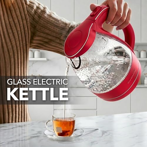1.5L Glass Electric Kettle Water Boiler