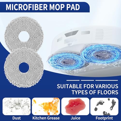 34 Pcs Qrevo S5V Replacement Accessories Kit Compatible with Roborock (34 Count)