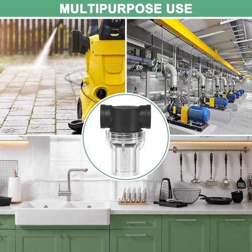 Water Pump Strainer with 40 Mesh Stainless Steel Filter Screen