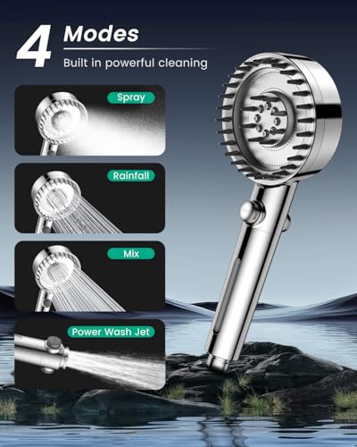 Filtered Shower Head with Handheld