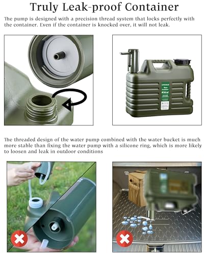 5 Gallon Water Jug with Rechargeable Touch Pump