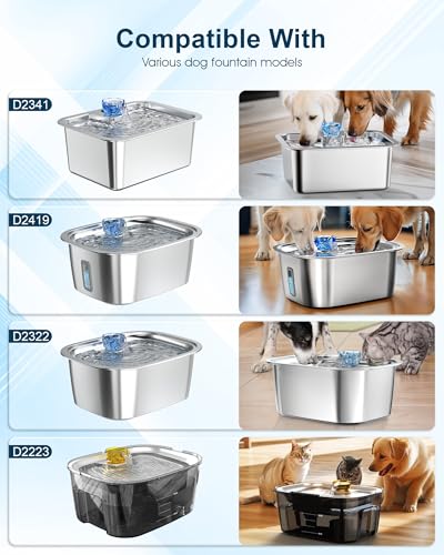 Dog Water Fountain Pump Replacement for D2341