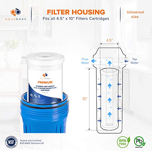 5 Micron 10 x 4.5 Whole House Water Filter Replacement Cartridge