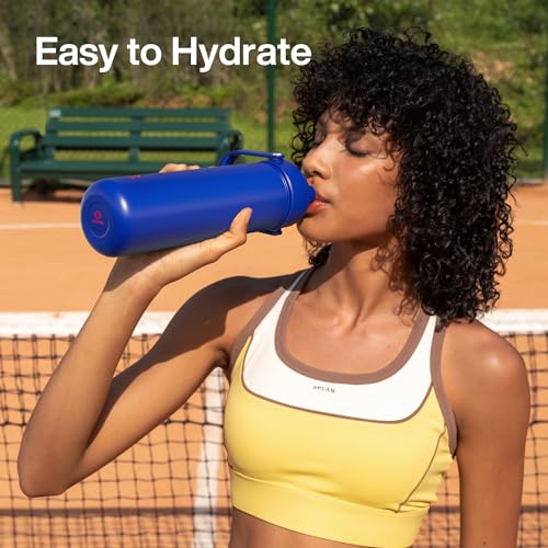 Insulated Water Bottle with Straw Stainless Steel Water Bottle