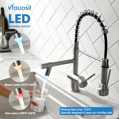Kitchen Faucet with Pull Down Sprayer