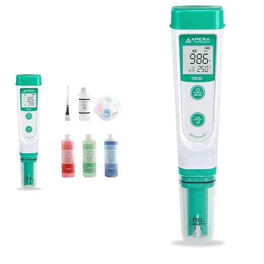 APERA INSTRUMENTS AI209-T Value Series PH20 pH Tester Combo Kit & AI213 Value Series TDS20 Waterproof TDS Pocket Tester kit, Accuracy: ±1% F.S, 2-Point Auto. Calibration