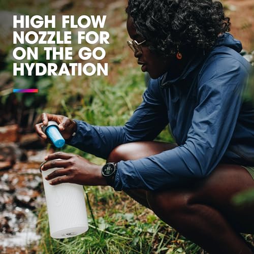 Flux+ Water Bottle with Integrated Water Filter