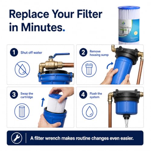 Pleated Sediment Filters for HDX4PF4 (2 Count)