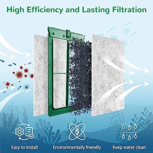 6 Pack Medium Aquarium Filter Cartridge for Whisper Bio Bag Power Filters (6 Count)