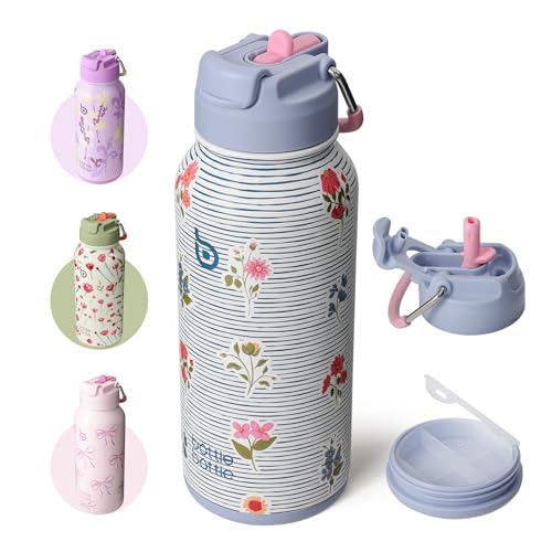 32oz Insulated Water Bottle with Pill Box