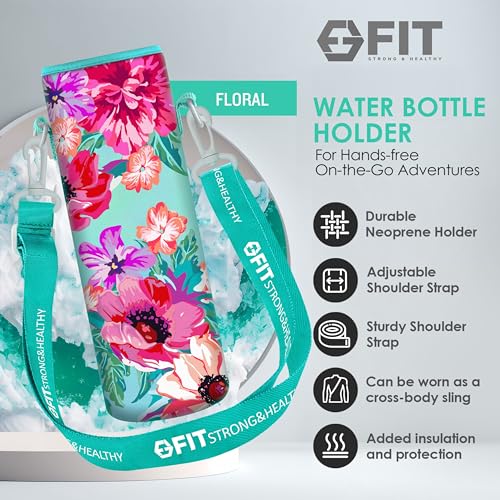 32 oz Glass Water Bottle with Time Marker