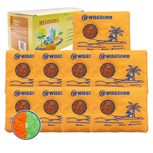 100gx80pcs Rechargeable Desiccant Packs for Storage (80 Count)