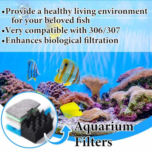 52 Pcs Replacement Filter Media Kit Compatible with Fluval 306 (52 Count)