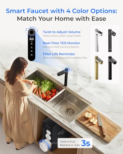 X16 BAQ Alkaline Mineral Reverse Osmosis Water Filter