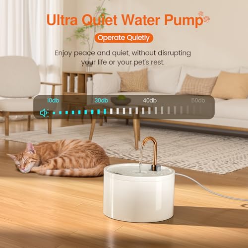 Ceramic Cat Water Fountain