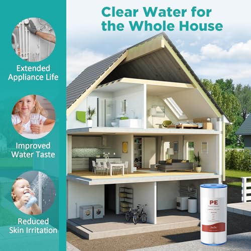 10"x4.5" Pleated Sediment Water Filter (4 Count)