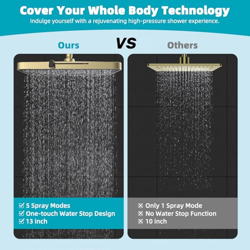 5 Spray Modes Shower Head