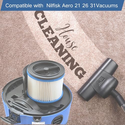 1 Pack Replacement HEPA Filters Compatible with Nilfisk ALTO Attix 30