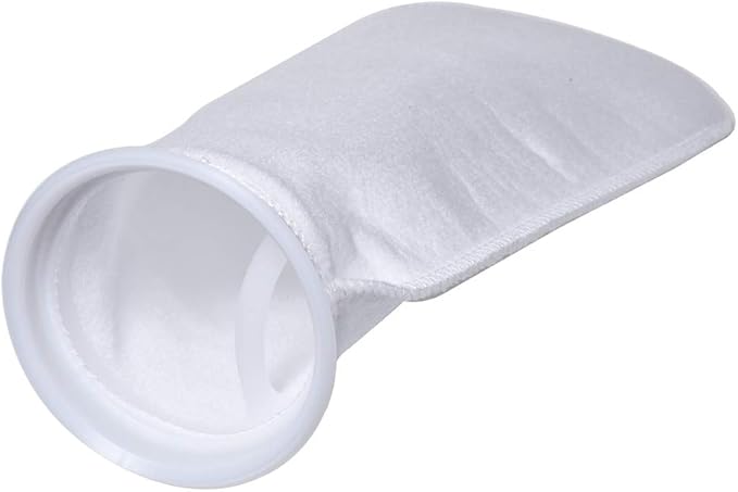 ALEGI Aquarium Filter Socks 4 inch by 14 Inch Long, 200 Micron - 4 Inch Ring Aquarium Felt Filter Bags 6Pack - AquaVibe
