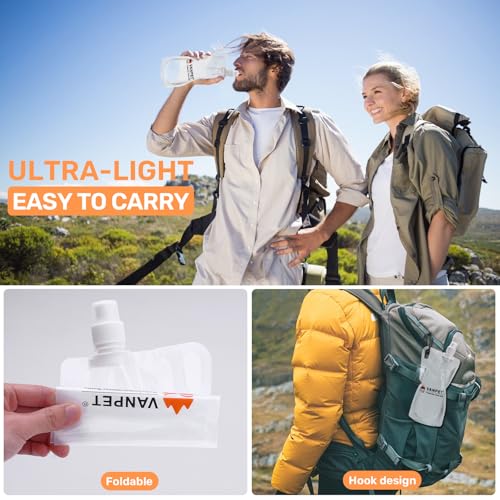1L Hiking Collapsible Water Bottles