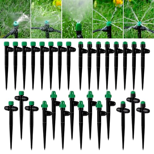30Pcs Mix Drip Irrigation Emitters Sprayer for 1 (30 Count)