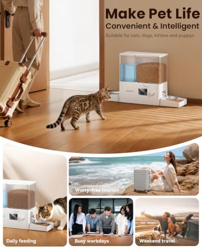 Automatic Cat Feeder & Water Dispenser