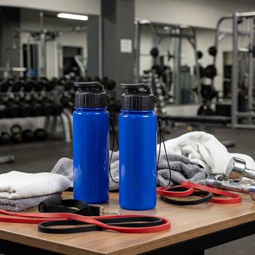 20 Pcs 17 Oz Plastic Water Bottles Bulk Sports (20 Count)